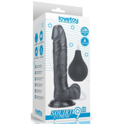 Squirting Gode éjaculateur Squirt 20 x 4.5cm Noir